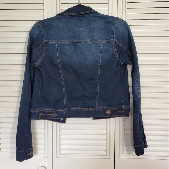 Cropped denim jacket NWOT - Picture 2 of 5